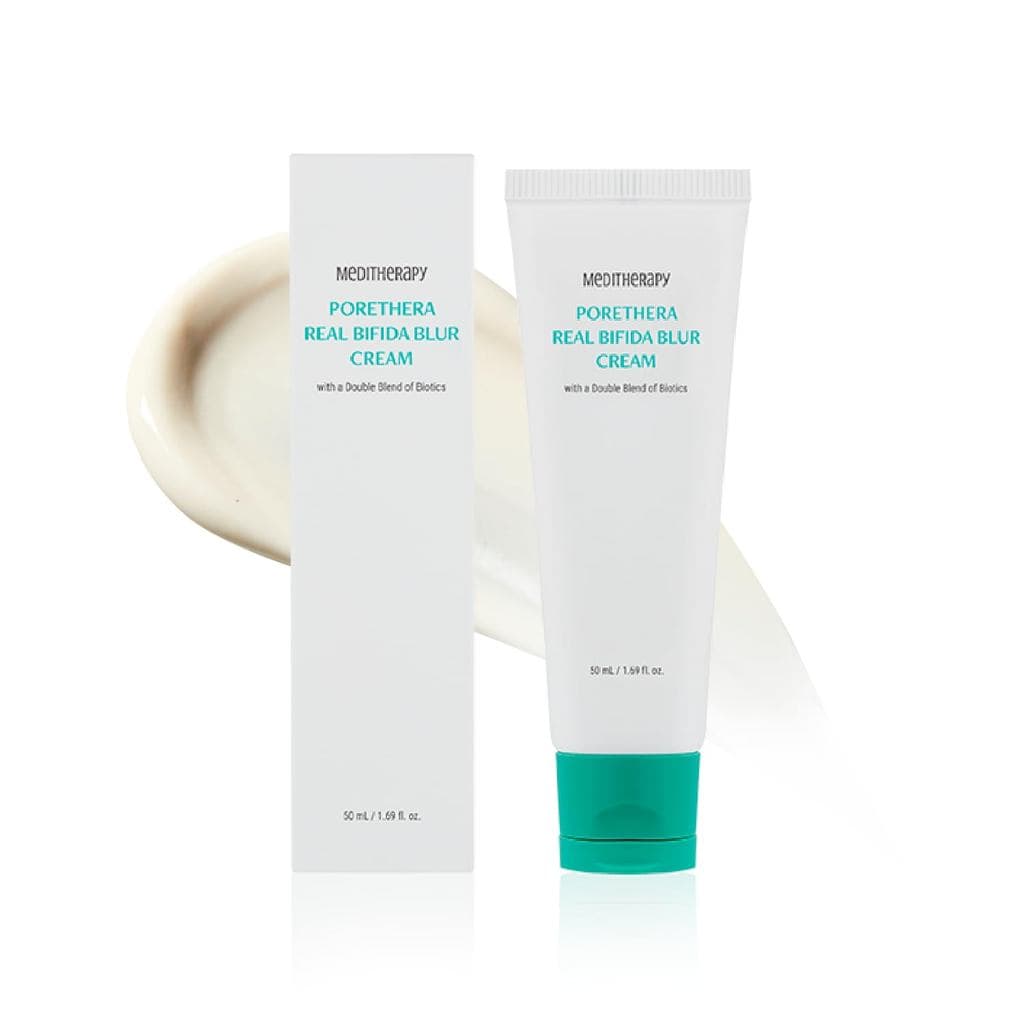 Porethera Real Bifida Blur Cream - Hidratante Facial Coreano - Creme Redutor de Poros e Uniformizador do Tom da Pele par