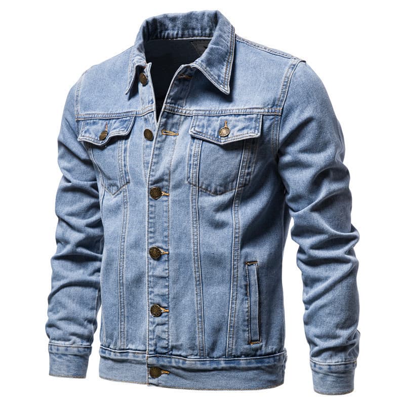 Jaqueta jeans Casual Popular jaqueta jeans de trabalho