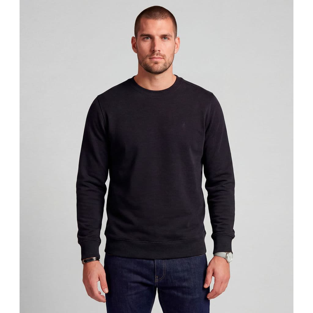Moletom Masculino Moletom 3 Cabos Felpado Diametro Preto