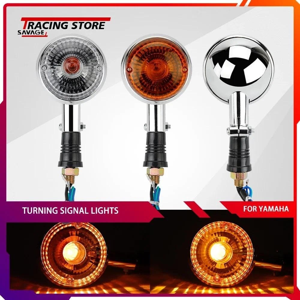 Luz De Sinalização Para YAMAHA SR 400 XV 250 400 535 750 1100 Virago VMAX 1200 SR400 Acessórios Lâmpada Indicadora De Pi