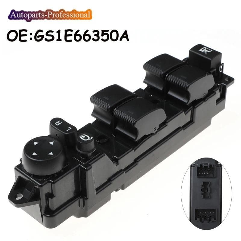 Botão De Interruptor De Janela Mestre De Energia De Controle Elétrico GS1E-66-350A GS1E66350A GS1E-66350-A Para Mazda 6