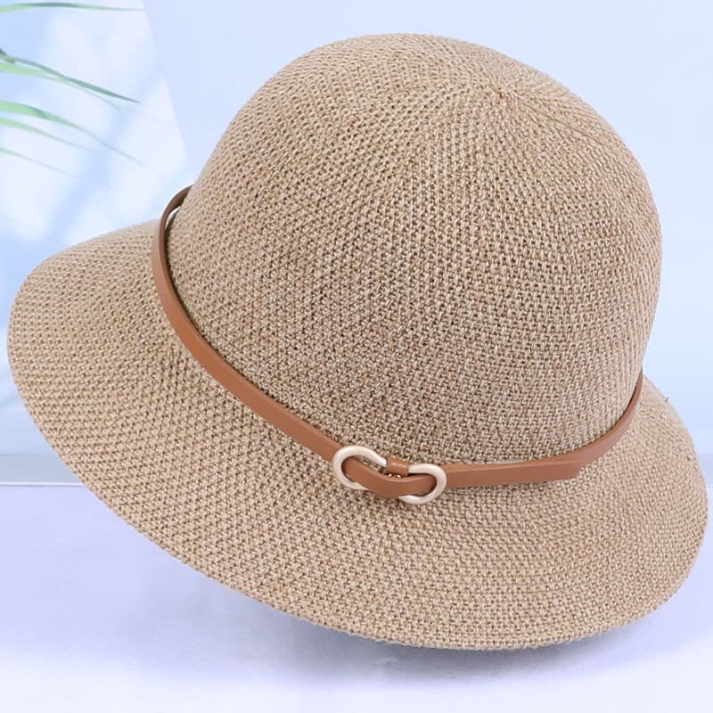 Chapéu para idosos de meia-idade feminino primavera verão mãe guarda-sol balde chapéu estilo fino respirável legal chapé