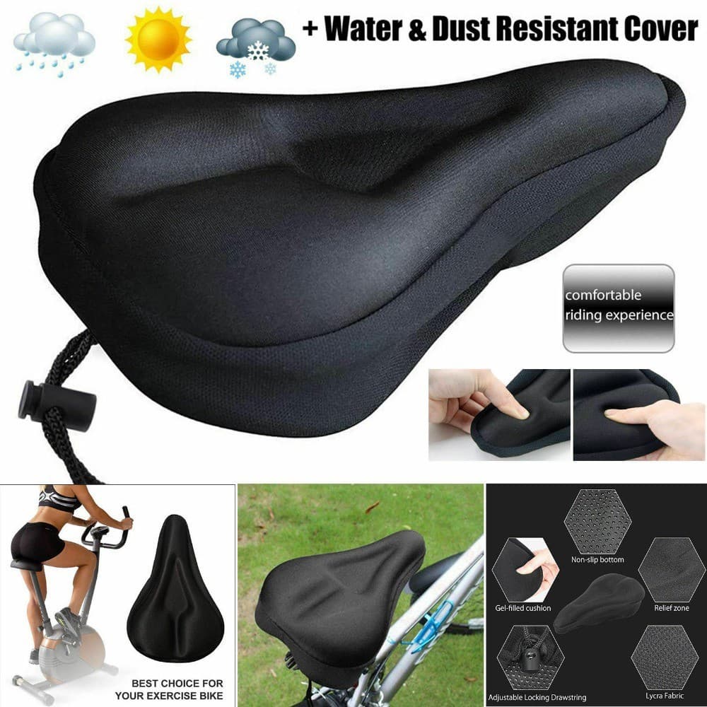 Capa De Assento De Bicicleta Espessada 3D , Selim De Equitação De Mountain Bike/silicone , Acessório