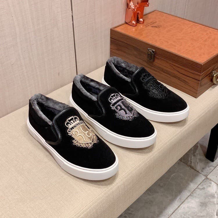 Sapatos Masculinos de Inverno, Mocassins Casuais Forrados de Pelúcia, Tênis Masculinos de Alta Qualidade
