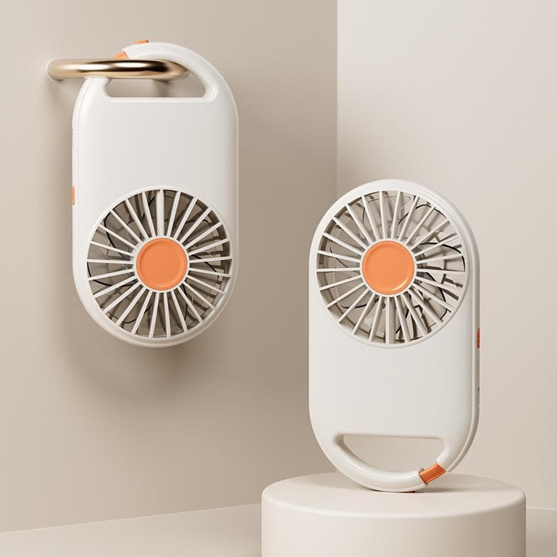 Verão primeira escolha Ultra-fino Desktop pequeno ventilador Mini portátil pode pendurar cabeceira dormitório estudante