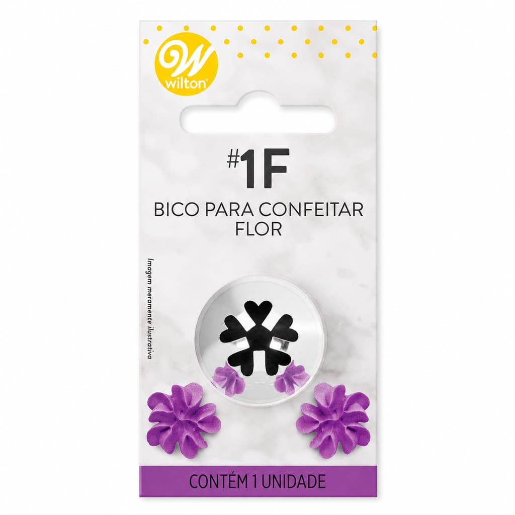 Bico para Confeitar - Tamanho G - Flor 1F - Wilton