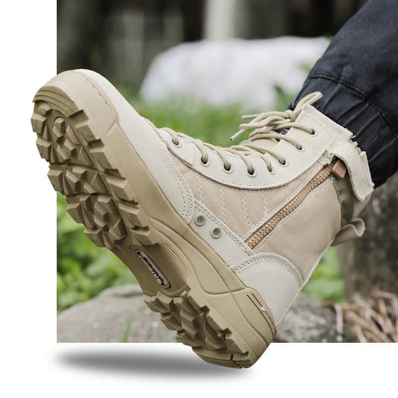 Primavera outono à prova dwaterproof água caminhadas sapatos masculinos de alta qualidade antiderrapante respirável ao a
