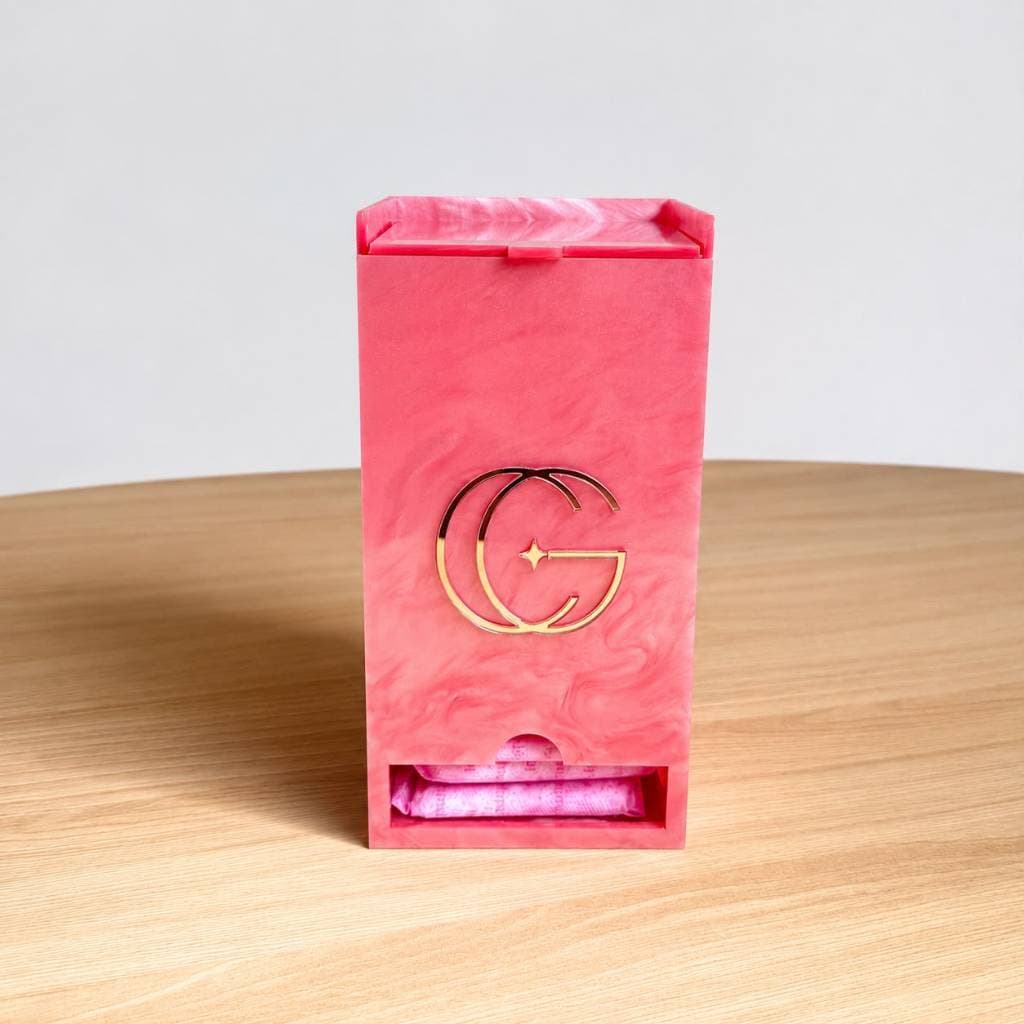 Organizador de Absorvente em Acrílico Porta Absorventes