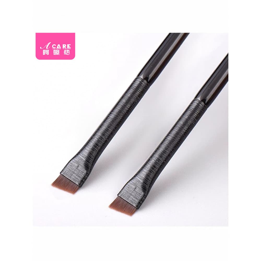 Pincel de sobrancelha BE1sn001-Nose Shadow Brush Blade Dupla Cabeça Espiral Pincel de sobrancelha Pincel de maquiagem Fe