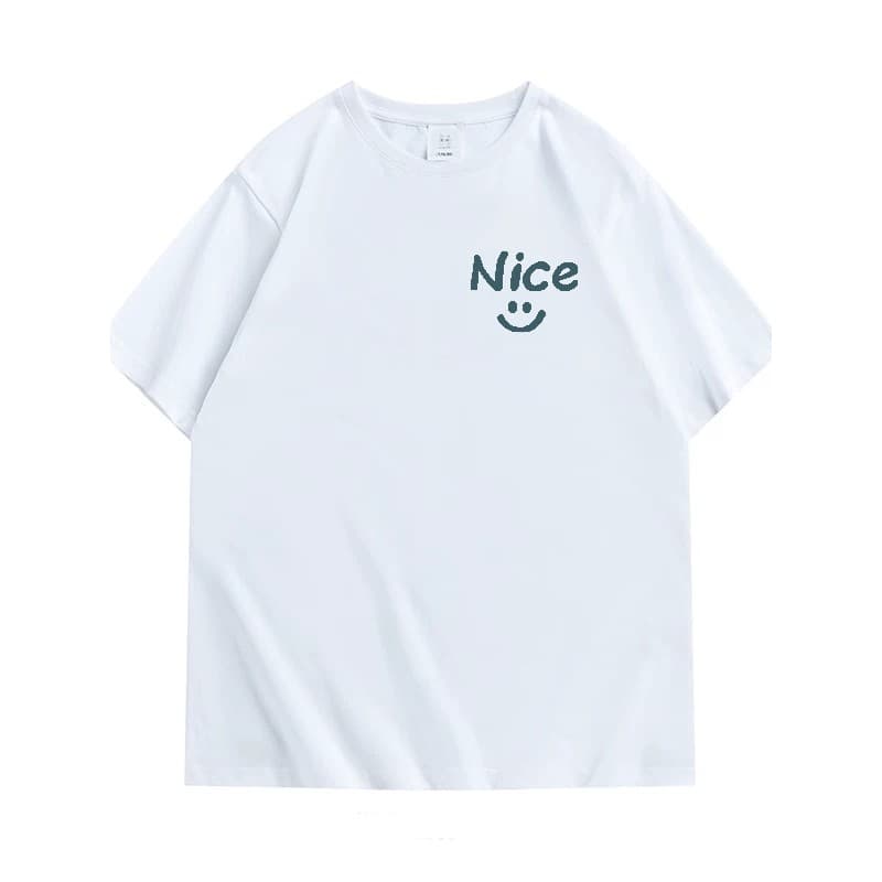 Eisentu puro algodão 220g 40 contagem fio duplo em torno do pescoço de manga curta Street Wear impresso camiseta meia ma