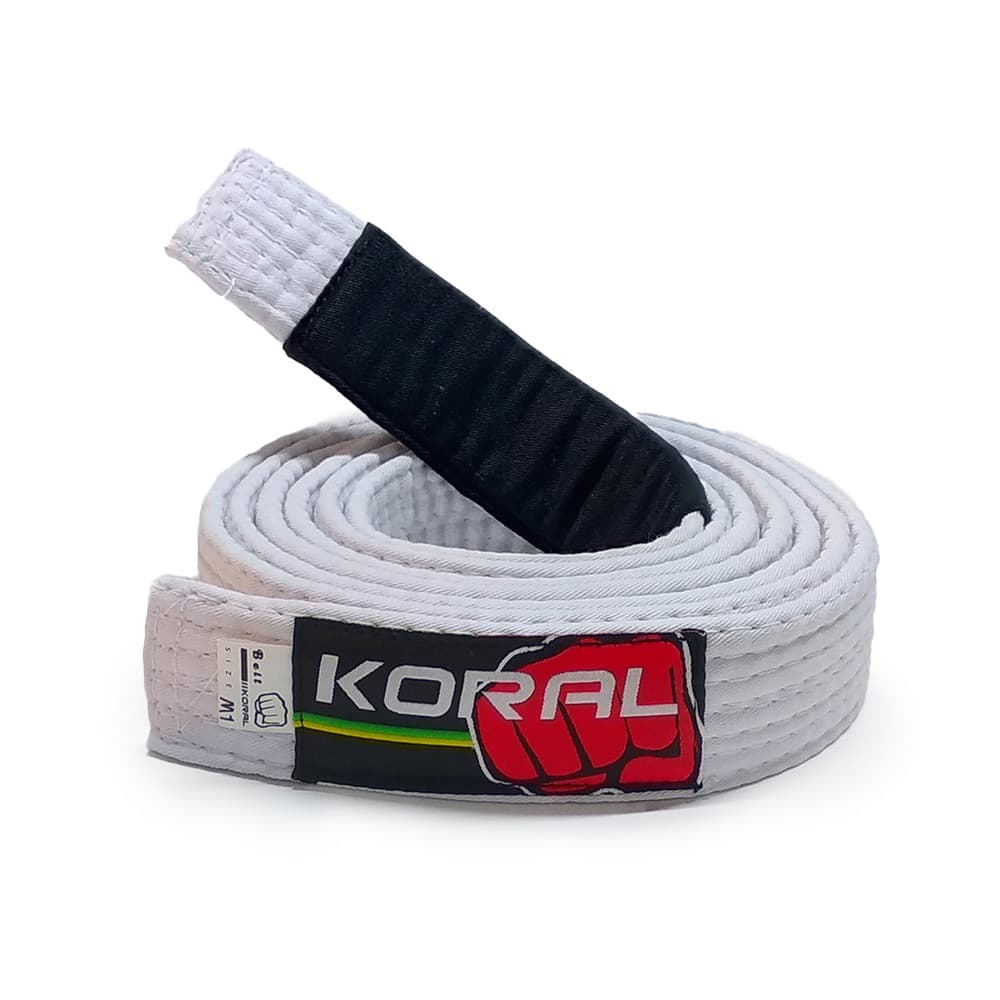 Faixa Jiu-Jitsu Branca Infantil Koral