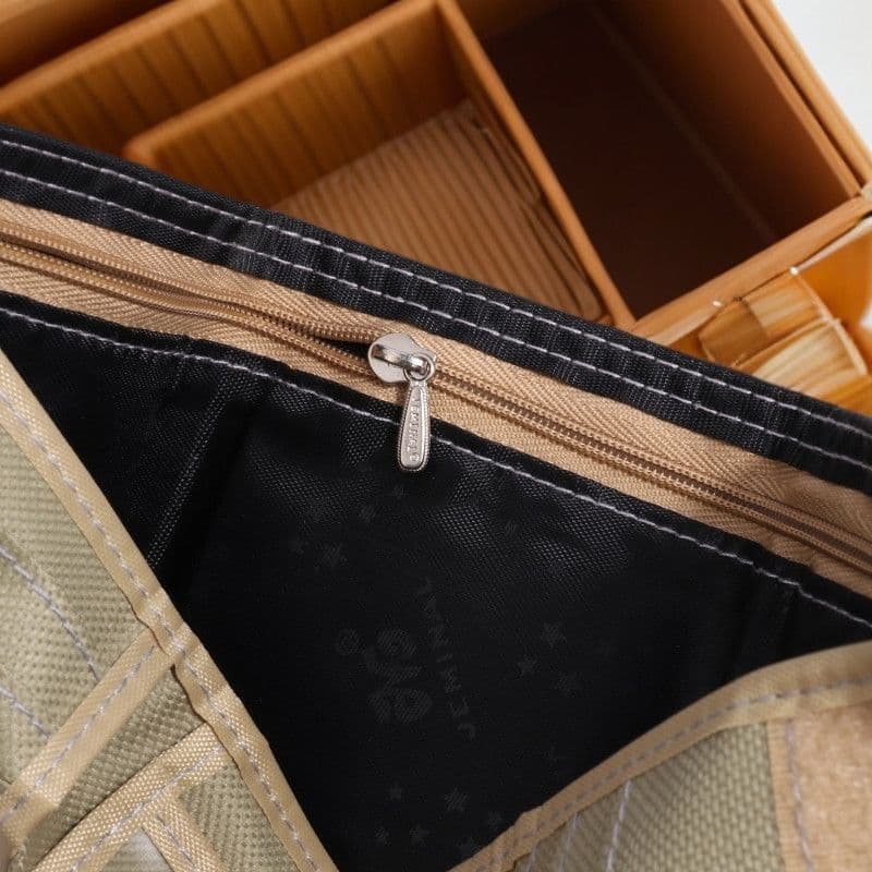 Jamiro estudante Casual carteira de lona Retro masculino Oxford pano carteira empilhamento zíper moeda bolsa titular do