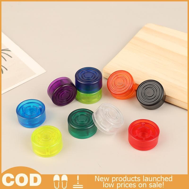 Quente > 5 Pçs Pedal De Efeito Guitarra Pé Prego Tampa Peças Interruptor Toppers Botão Plástico Pára-Choques Footswitch