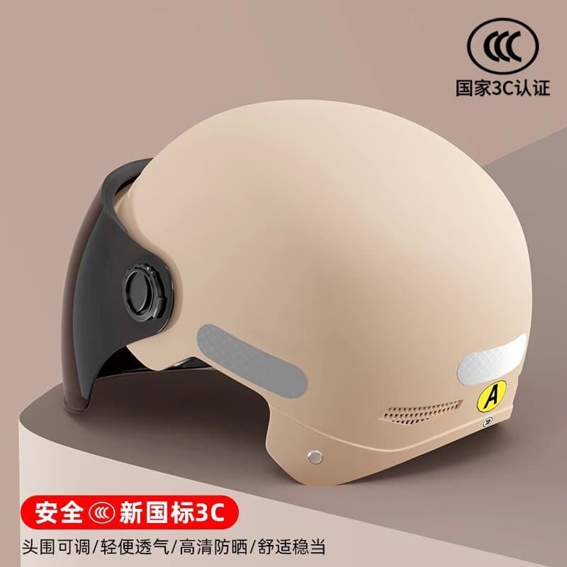 BZ Certificação Aplicável Capacete de Veículo Elétrico Homens Mulheres Verão Protetor Solar Confortável Capacete de Moto