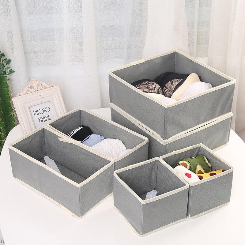 Roupa interior sem cobertura tecido xadrez sutiã de mesa calcinha meias caixa de armazenamento tipo gaveta organização c