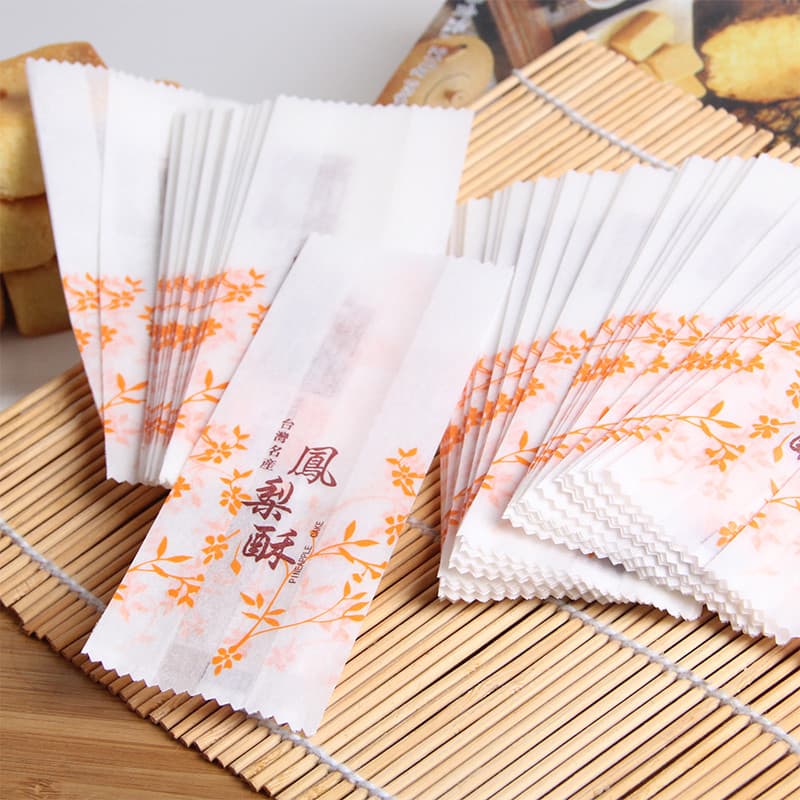 Saco de embalagem de bolo de abacaxi de Taiwan saco de papel de algodão lembranças de cozimento saco de alimentos máquin