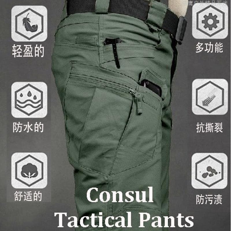 ((Quatro estações Wearable) calças macacão calças táticas IX7 calças de treinamento calças de combate Multi-bolso macacã