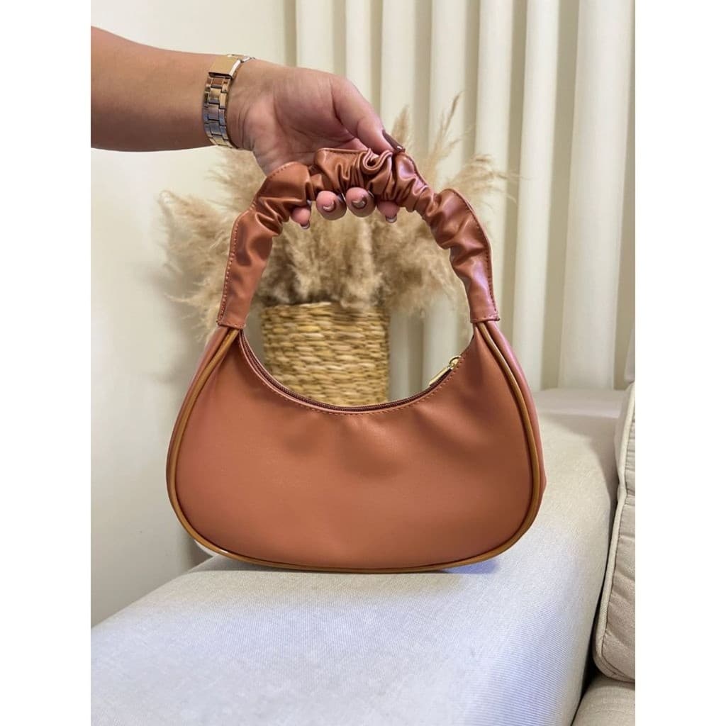Bolsa Preta Feminina Pequena Bag Meia Lua Ombro Mão Lateral Bolsinha ENVIO RAPIDO