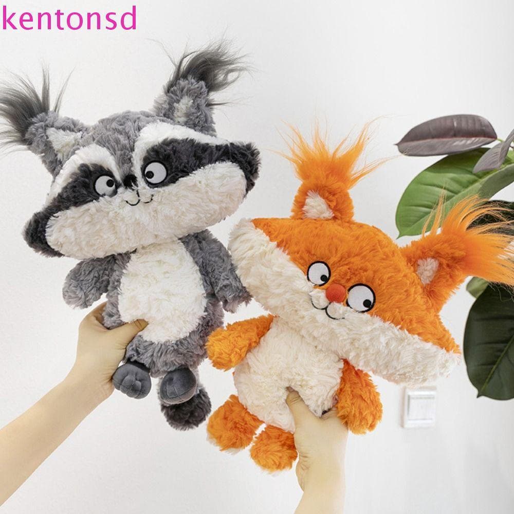 Boneca De Guaxinim KENTONSD , Brinquedo De Pelúcia De Gato Estilo Bagunçado De Cabelo Fofo , Bicho Super Macio De Tamanh