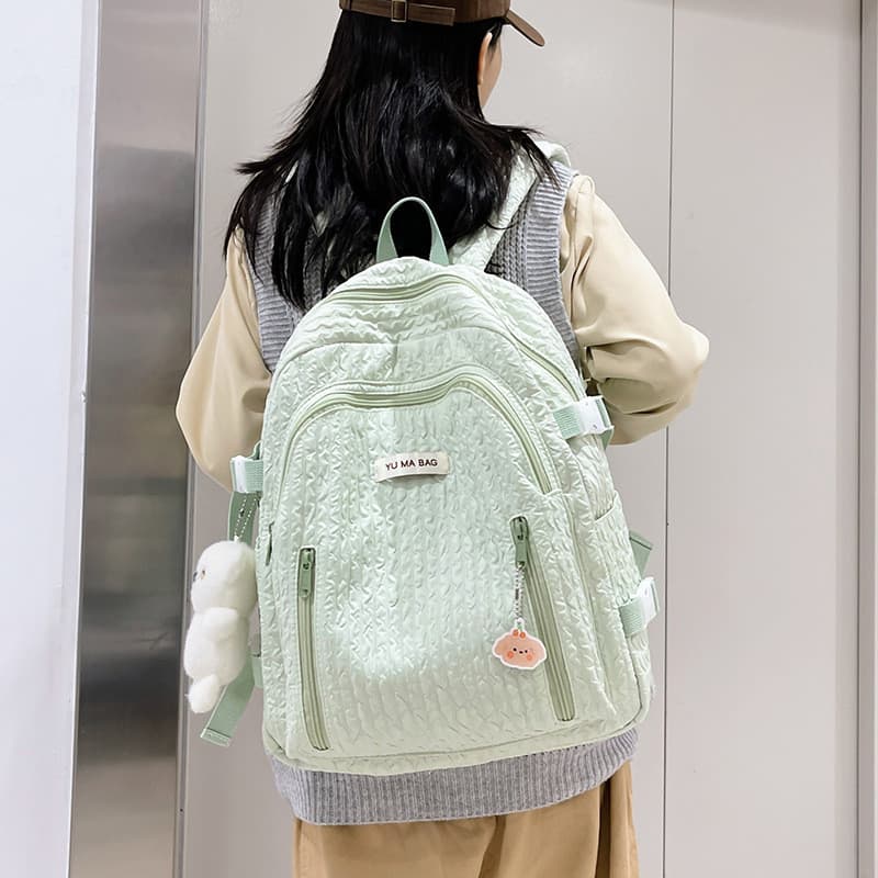 Menina japonesa mochila feminina versão coreana ins estudantes do ensino médio bonito macio menina mochila estudantes do