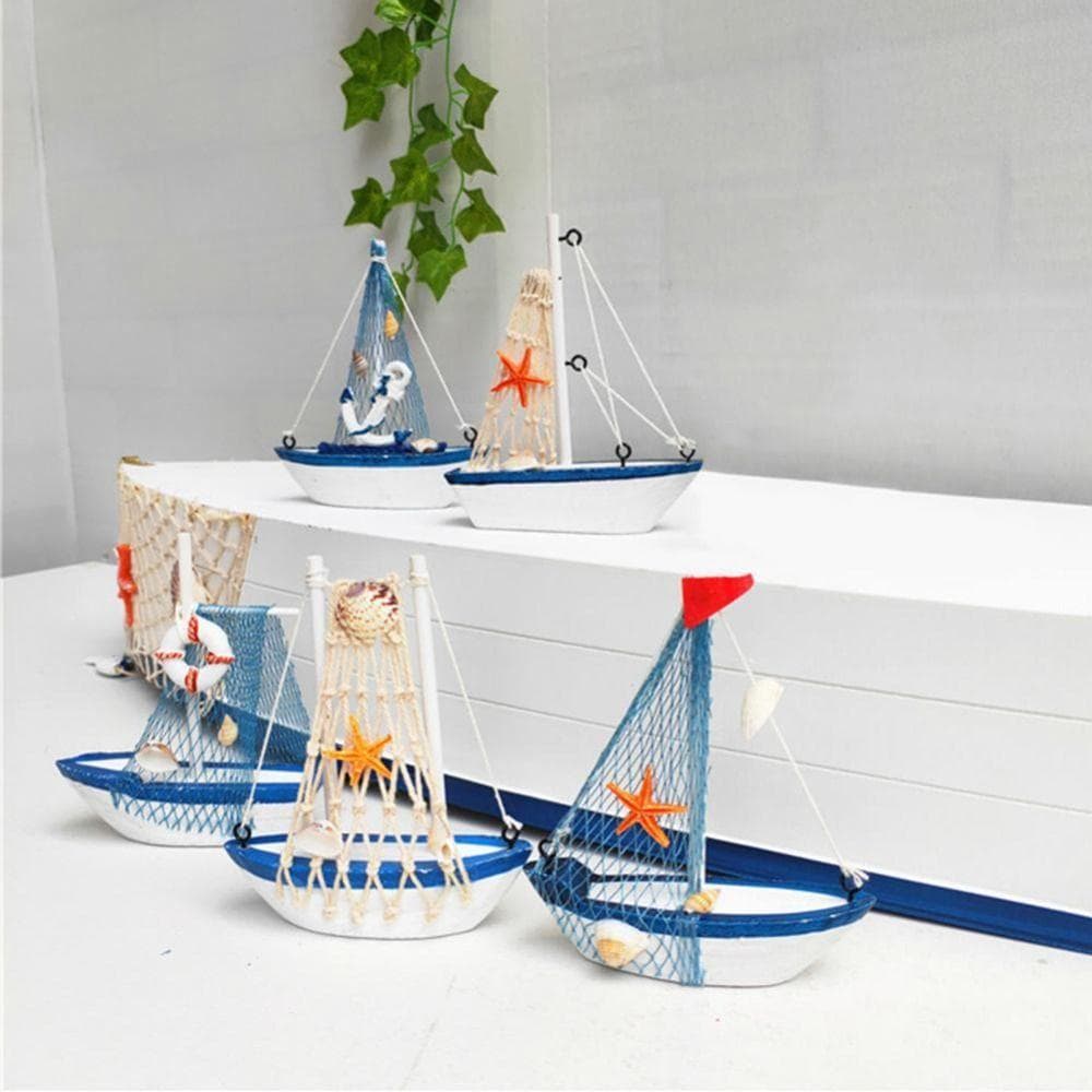 Modelo De Vela Artesanato Náutico Decoração Para Casa Aniversário DIY Enfeites De Veleiro