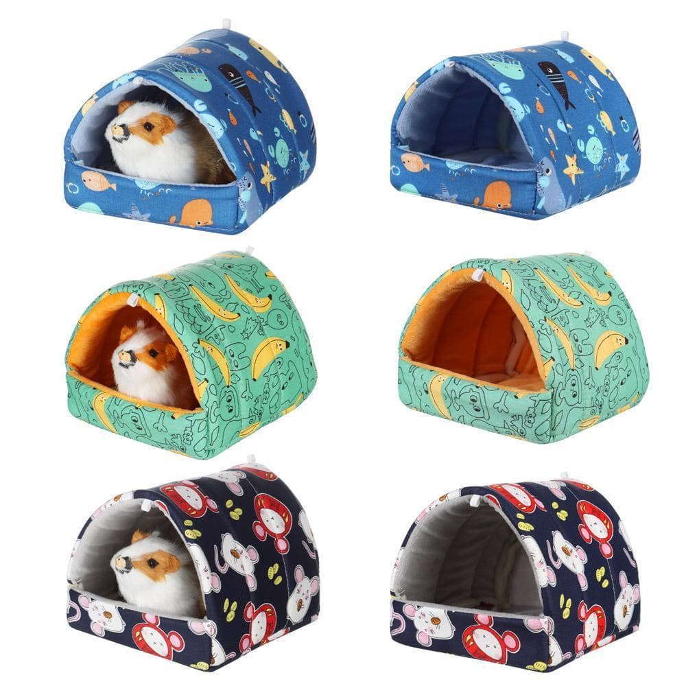 Cama De Dormir Para Pequenos Animais Moda Inverno Coelho Esquilo Mini Gaiola Ninho De Cobaia