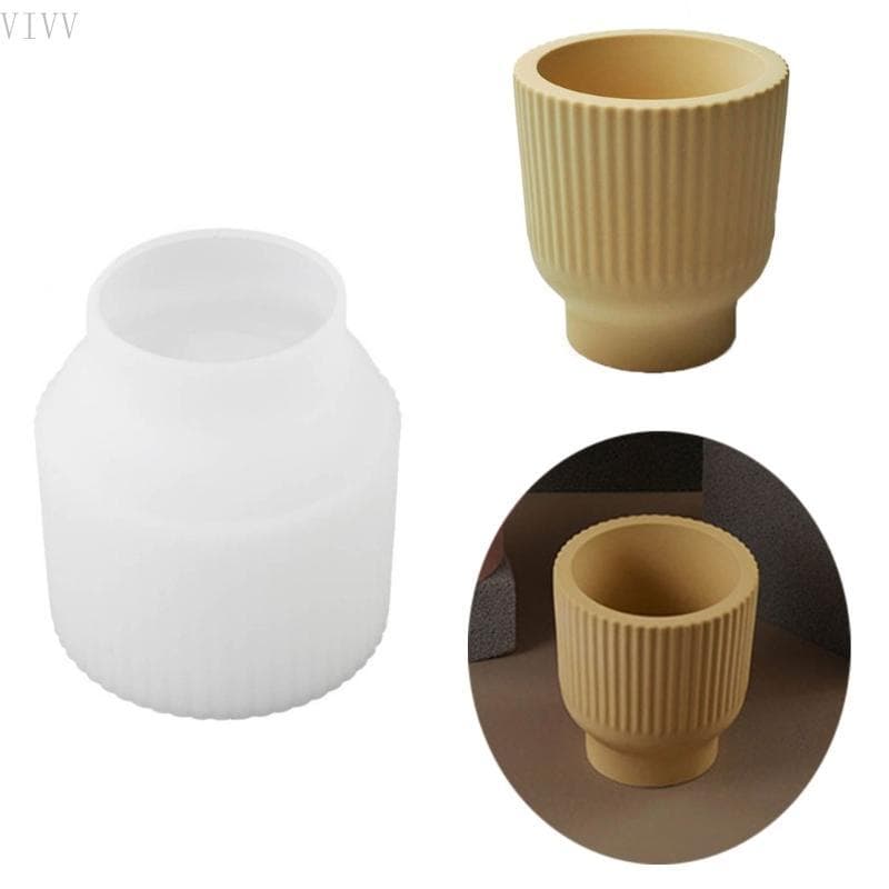 Molde De Silicone Em Forma De Copo VIVV , Moldes Para Fazer Gesso De Cerâmica , Chocolate , Ornamento Artesanal , Decora