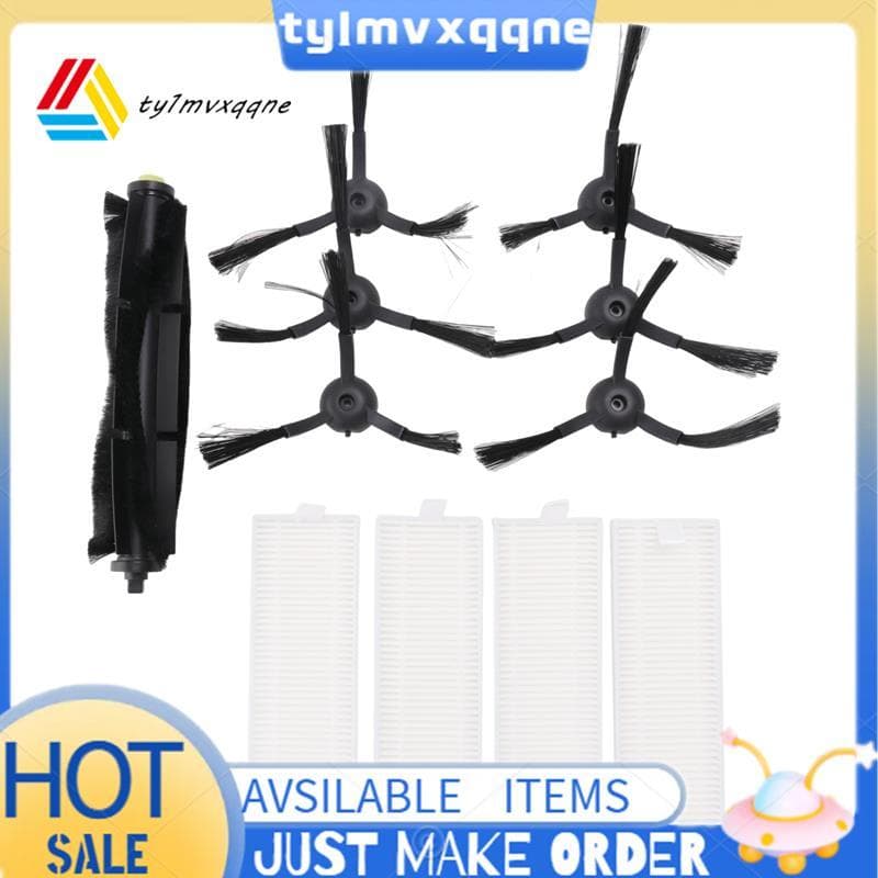 Para 360 Robô Aspirador De Pó S10 X100 Max Peças Reposição Acessórios Escova Principal Lateral Filtro Hepa