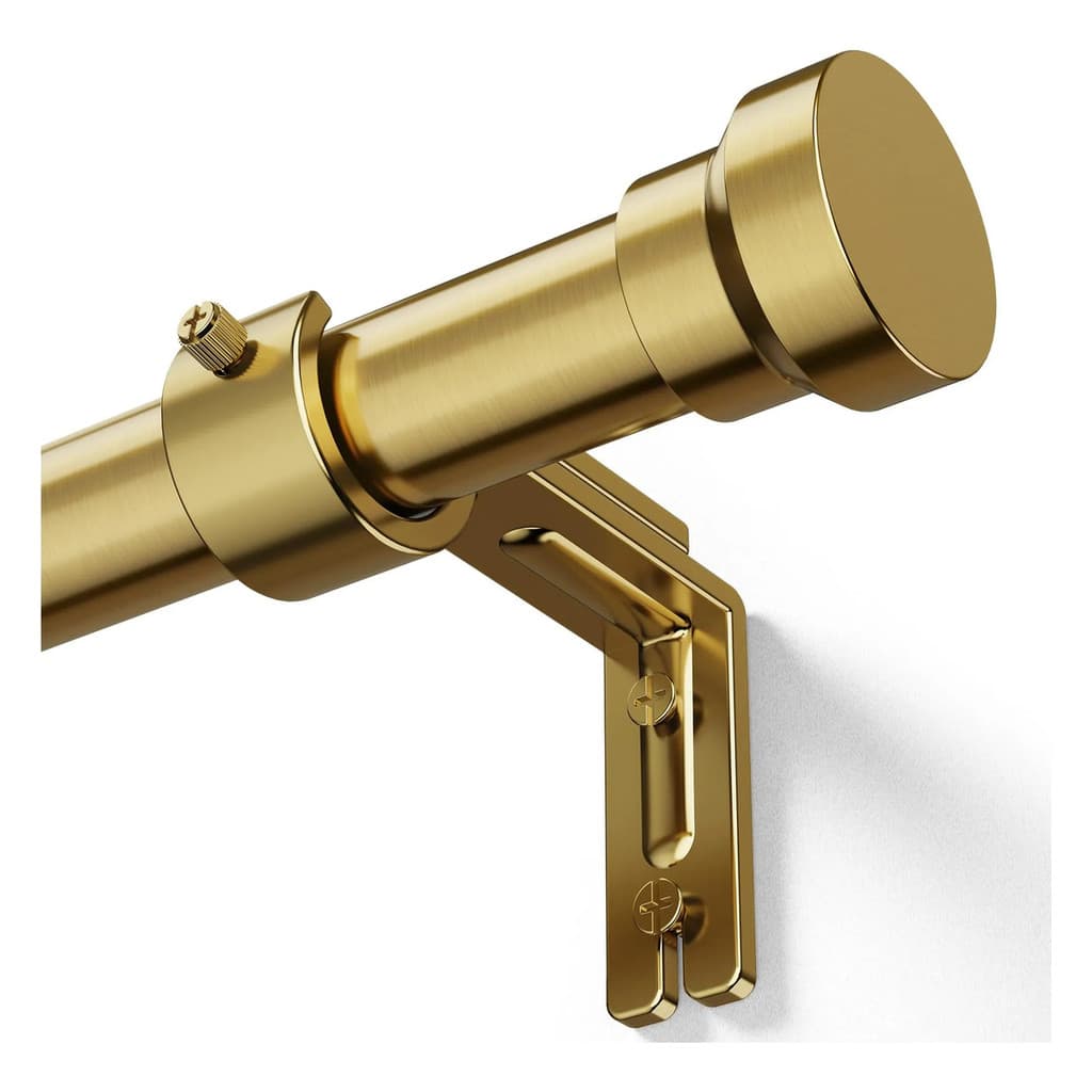 Varão Cortina Extensível  80 A 300cm 2,5cm Dourado
