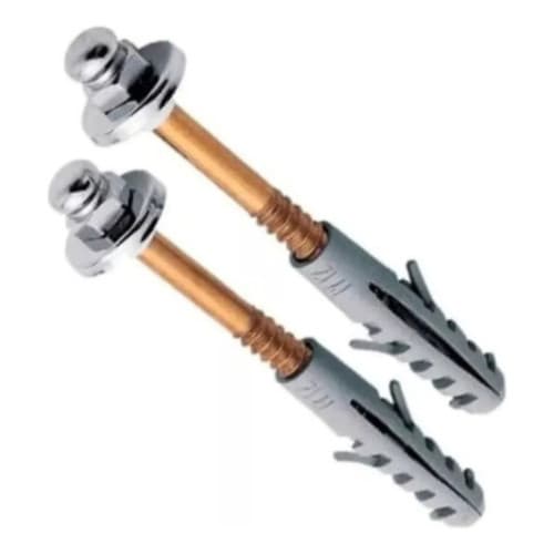 Kit 50 Parafuso Latonado B10mm Vaso Sanitário/lavatório