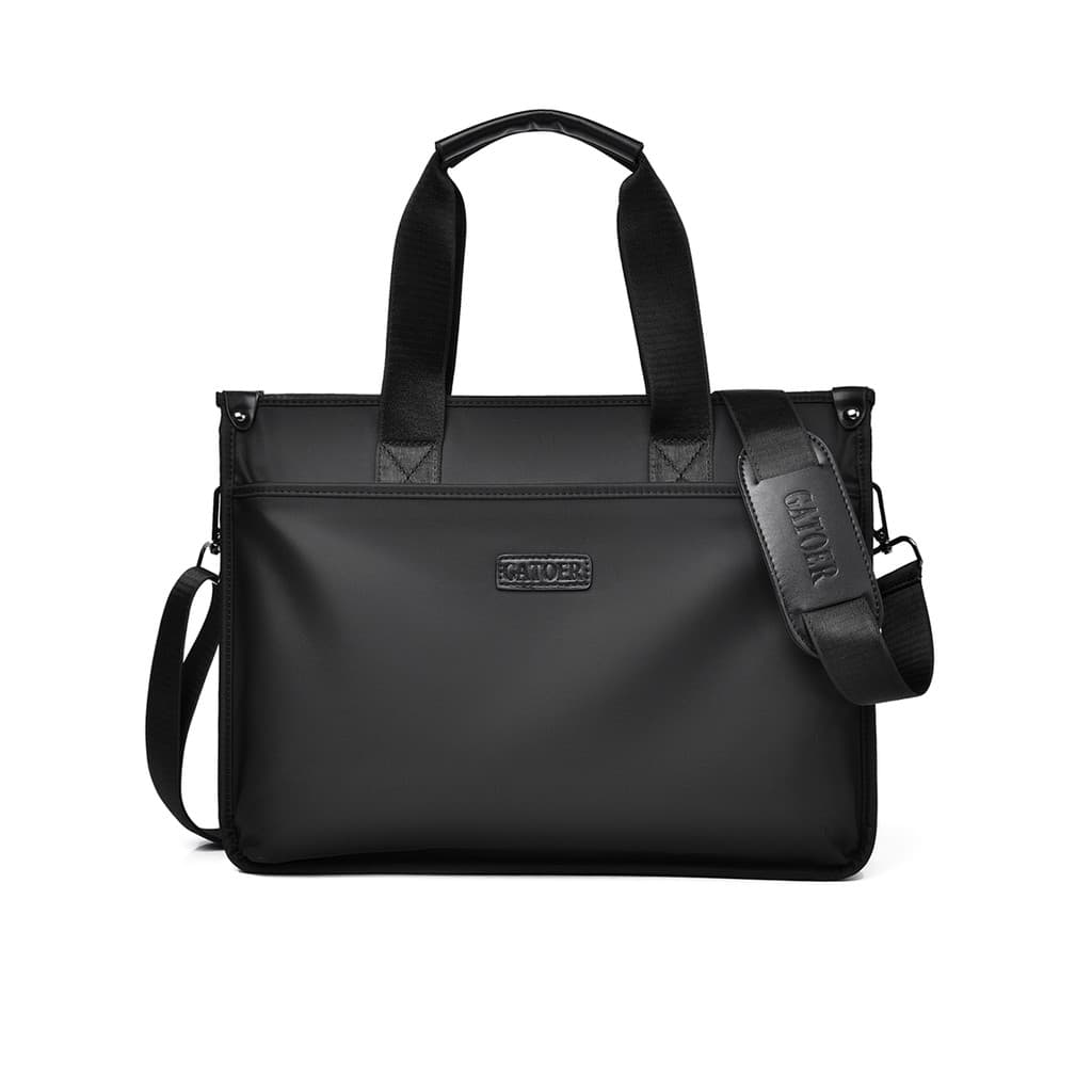 Bolsa masculina de negócios de grande capacidade, maleta de pano Oxford, bolsa Horizontal para computador, mensageiro de