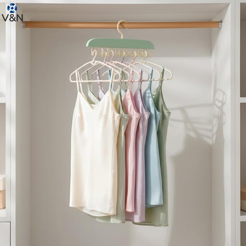 (V & N) Cabide De Colete Montado Na Parede Suporte Multifuncional Para Organização De Roupas Com Eficiência De Espaço Ca