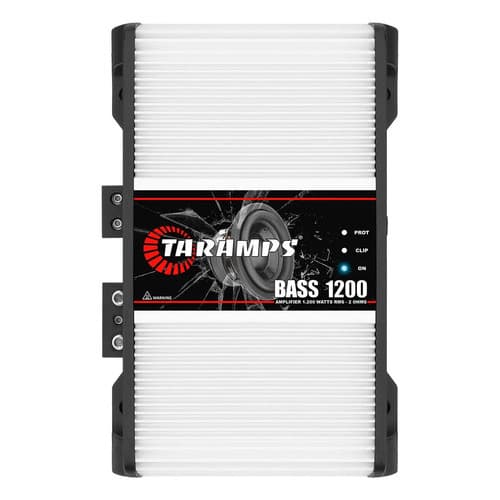 Módulo Amplificador Taramps Bass 1200 Para Som Automotivo 1200w 2 Ohms Branco