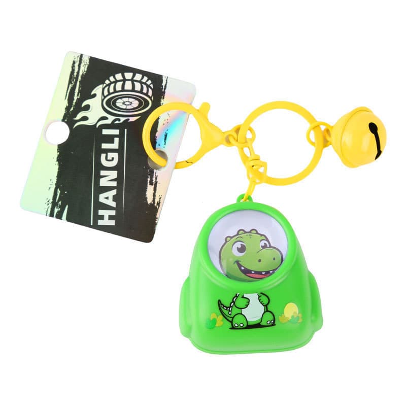 Bonito criativo dos desenhos animados Animal luminoso mochila chaveiro filhote de cachorro gatinho chaveiro casal mochil