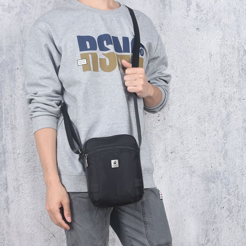 Vertical leve Casual pequeno quadrado saco das mulheres dos homens bolsa de ombro moda All-Match lona à prova dwaterproo