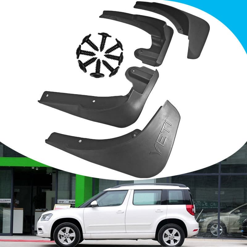 Adequado para 09-15 Skodak Yedi pneu de carro paralama modificado macio Piwa fábrica pronto estoque