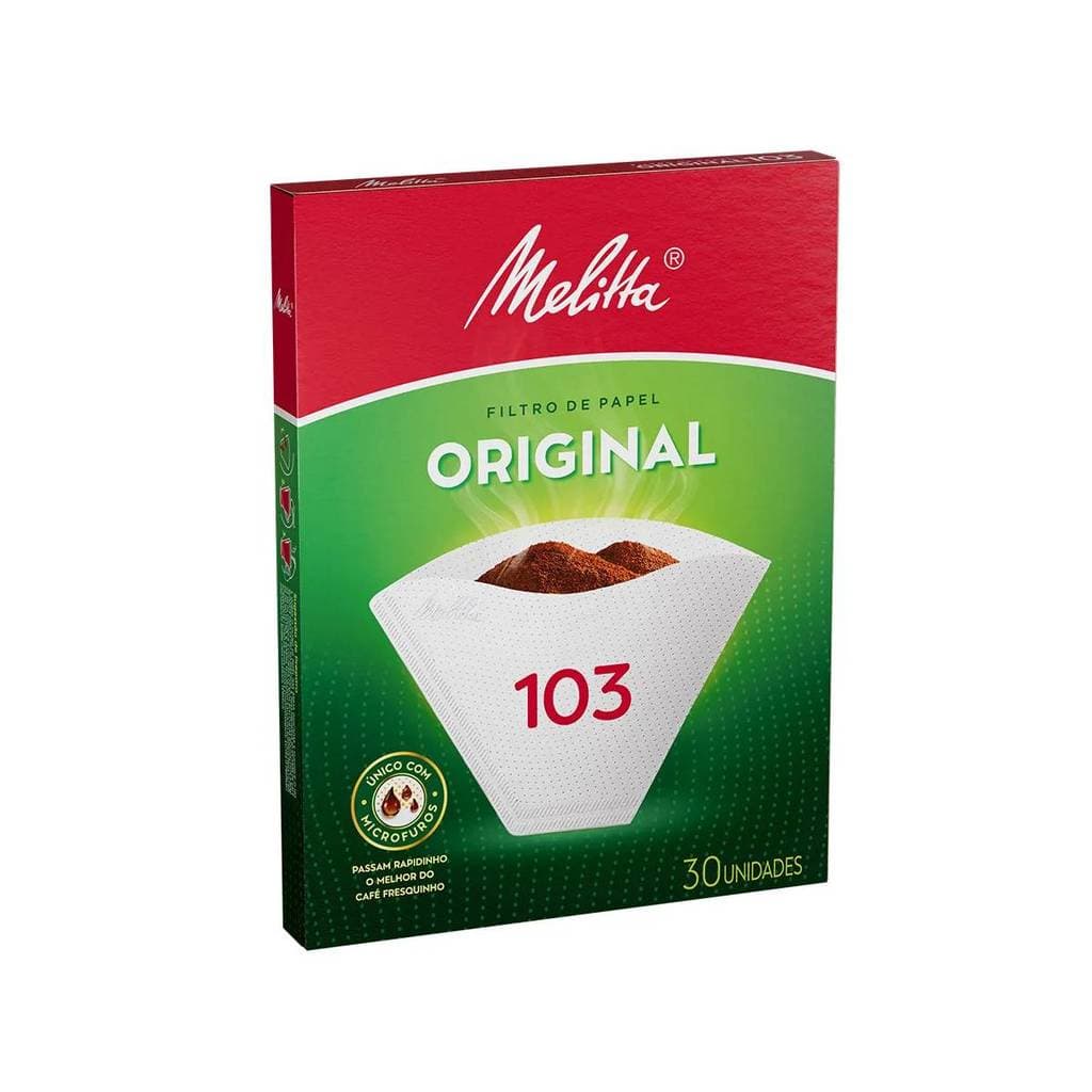 Filtro de papel 103 caixa com 30 unidade Melitta