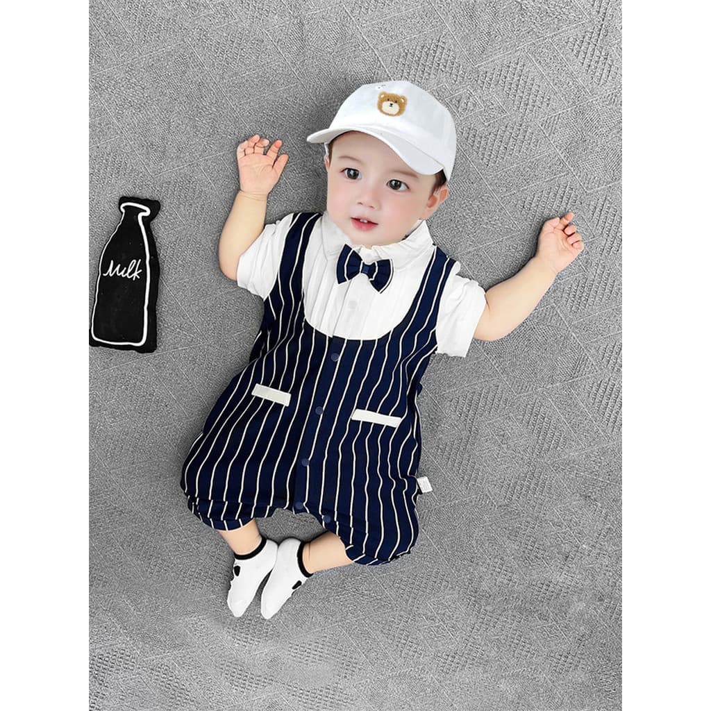 2026 novo estilo bebê macacão de manga curta verão estilo fino macacão de bebê recém-nascido roupas Super bonito roupas