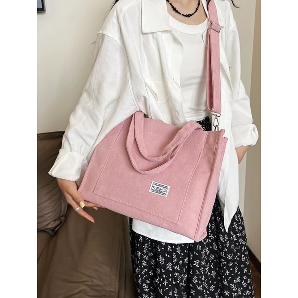 Cross-Border bolsa feminina veludo bolsa de ombro bolsa novo estilo sacola versão coreana moda Mori série cross-Body sac