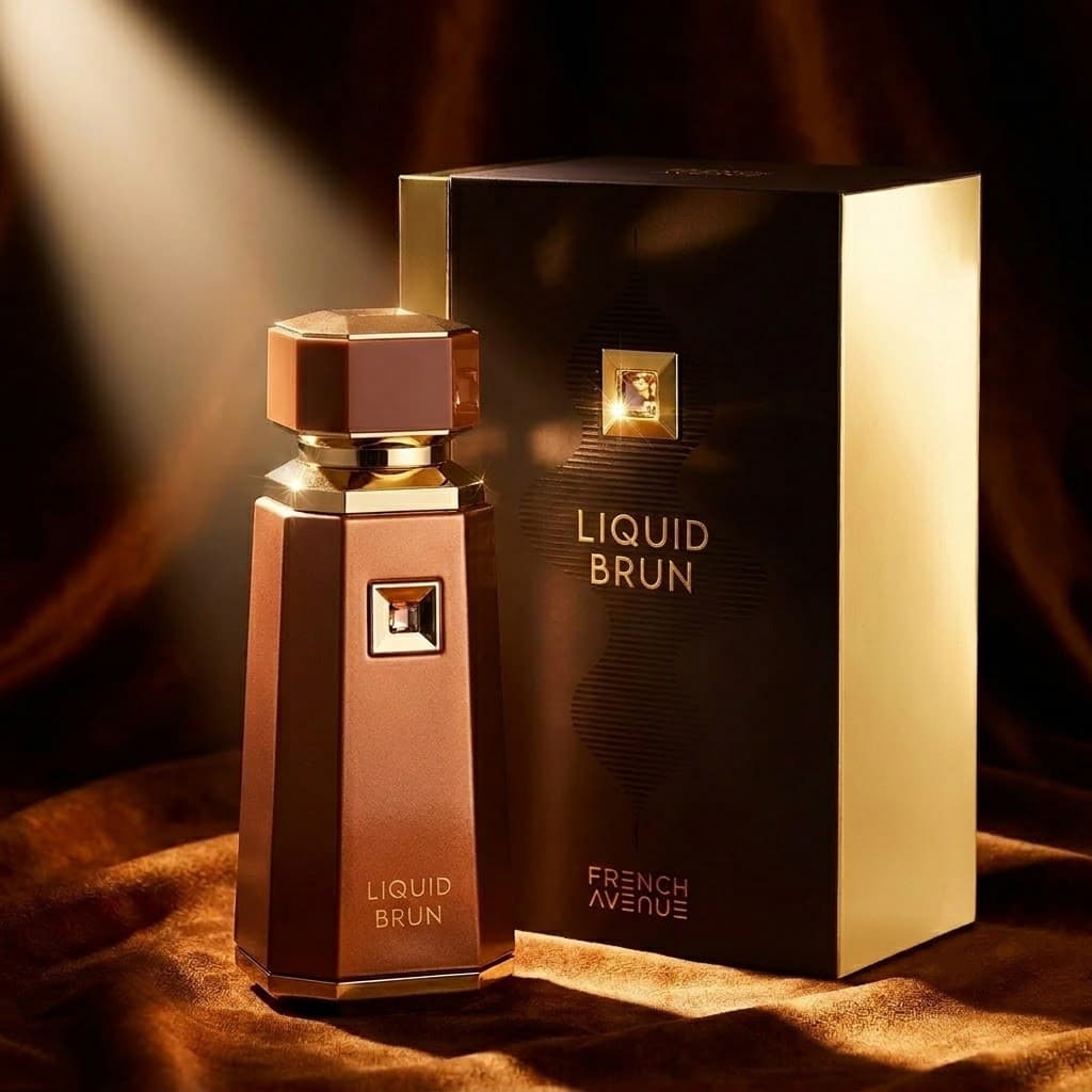 Perfume Árabe Liquid Brun French Avenue 100% Original Lacrado - Luxo Amadeirado e Baunilha