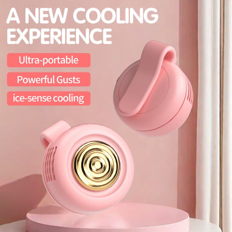 [Estoque pronto] Ventilador pequeno portátil sem folhas pequeno vento grande Turbo portátil de alta velocidade pequeno c