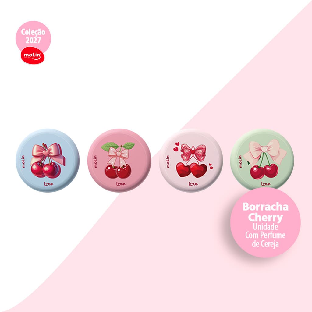 Borracha Love My Cherry Perfumada Molin Unid