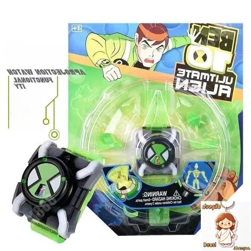 Relógio Ben 10 Ultimate Omnitrix Estilo Projetor Relógio Brinquedo Infantil Presente BEN10