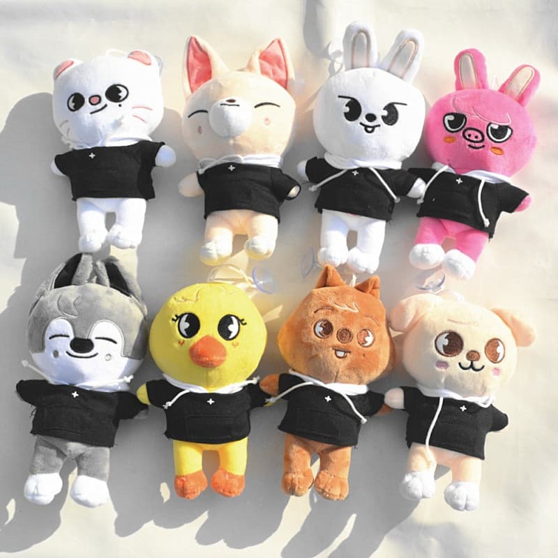 Kpop Idol Stray Kids Skzoo Dominar Brinquedo De Pelúcia 20cm BBOKARI FELIX QU0KKA Boneca Presentes Para Crianças