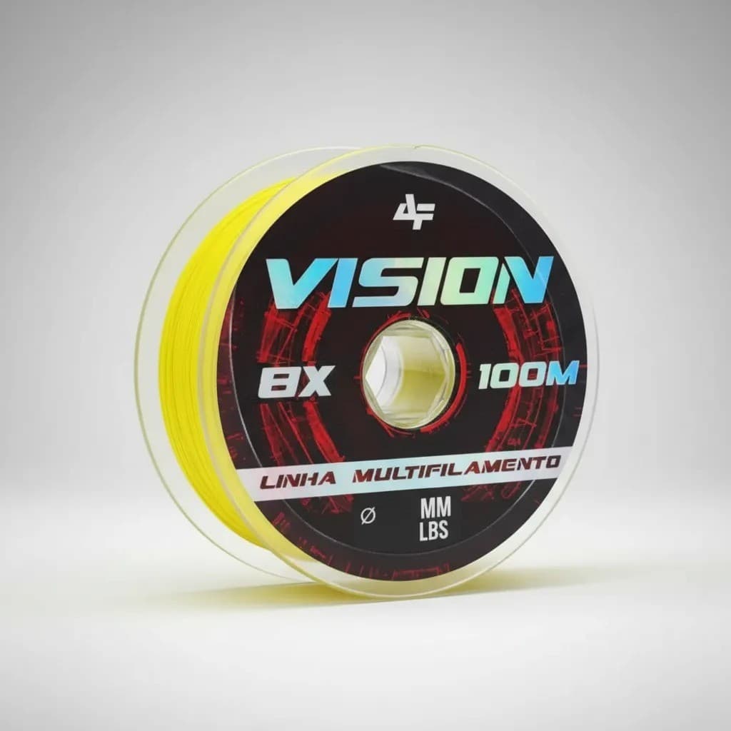 Linha de Pesca Multifilamento  Albatroz Vision 8x 100m várias medidas