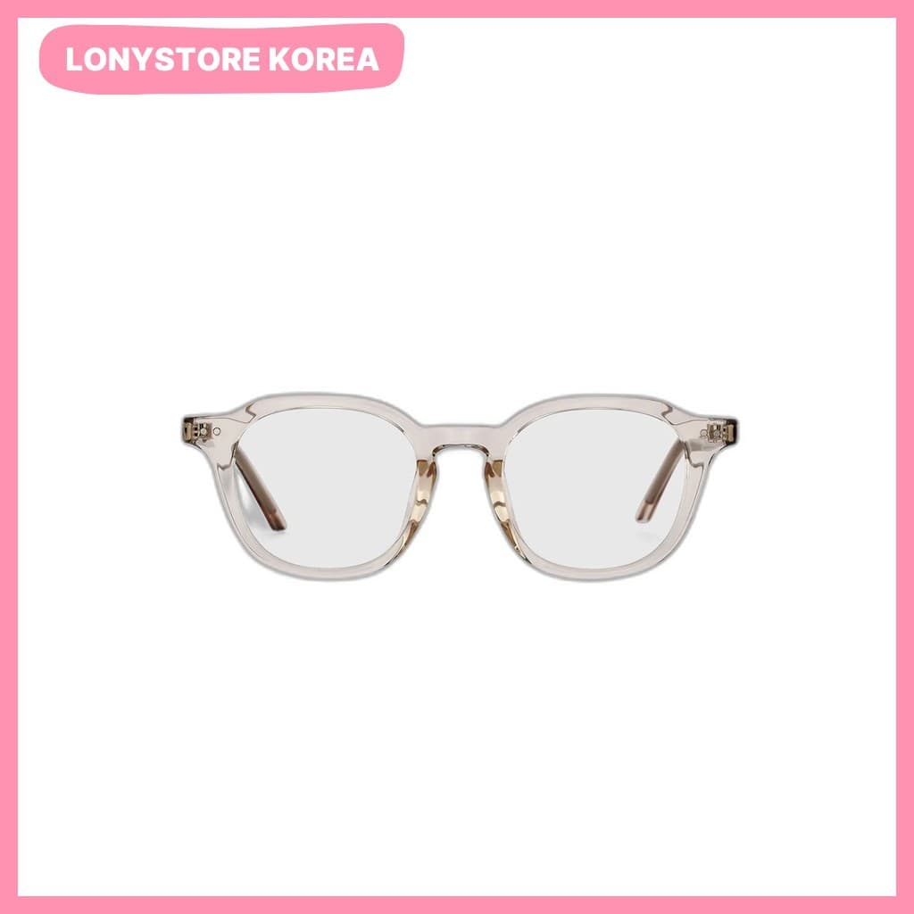 [Elefante Azul] Óculos De Moda Coreana De Carne ANDY/Coreanos/Armação Translúcida/100 % Genuíno Da LONYSTORE