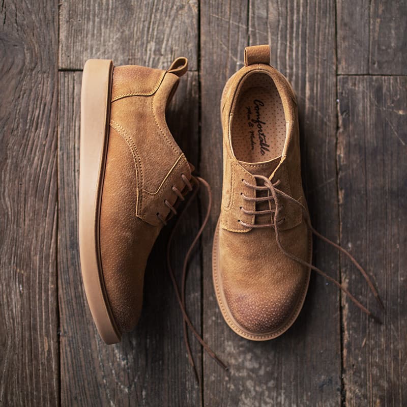 Loja de sapatos masculinos modernos primavera outono britânico couro macio sapatos casuais macacão juventude Retro na mo