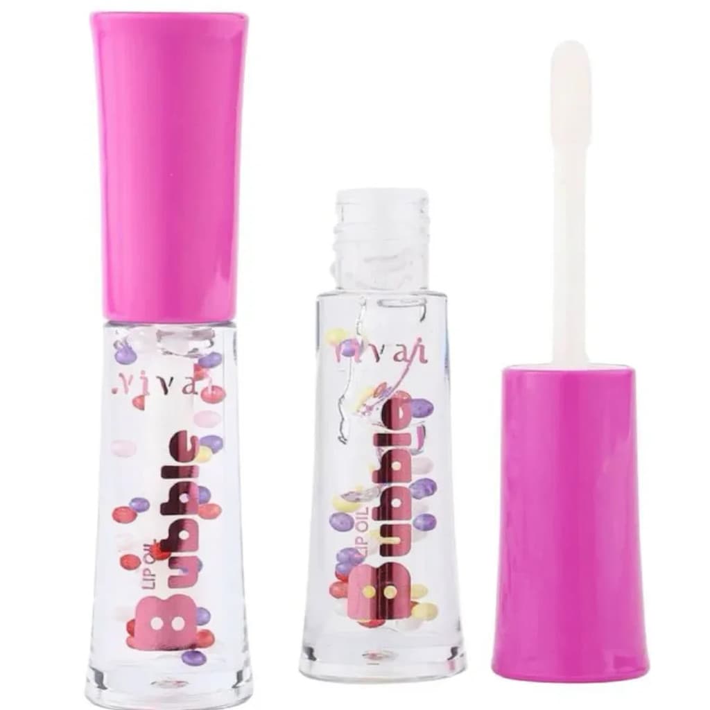 Lip Oil Bubble Vivai 2,5ml Brilho Labial Hidratante Glow