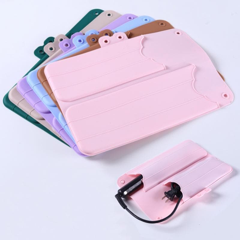 Ferro De Ondulação Tapetes De Silicone Curling Saco De Armazenamento Alisador De Cabelo Bolsa De Plano Ferramentas De Es