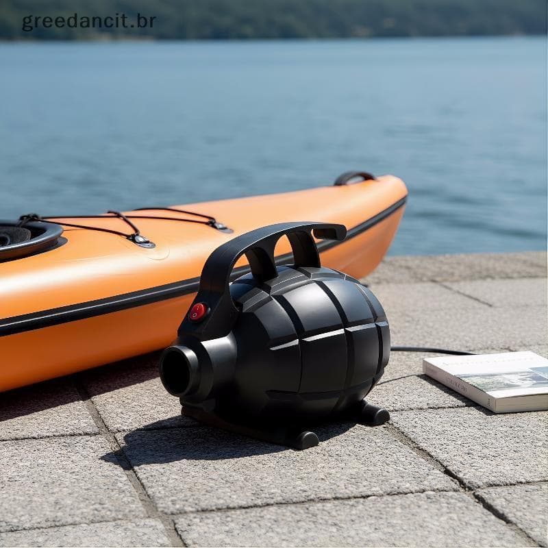 Bomba De Ar De 600 W , Leve , Plugue Ue , Inflador De Colchão De Cama Para Viagens De Acampamento , Viagem , Almofada De